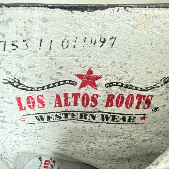 Los Altos Black Heeled Boots Python Snake Leather Women’s Size MX 24.5 US 7.5 - Picture 8 of 12